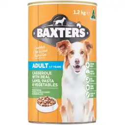 Woolworths Baxter’s Wet Dog Food 1.2 kg offer