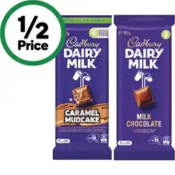 Woolworths Cadbury Dairy Milk, Bubbly or Marvellous Creations Blocks 150-190g offer
