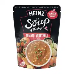 Woolworths Heinz Soup of the Day Pouch 430g offer