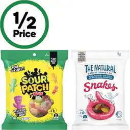 Woolworths The Natural Confectionery Co. 180-230g, Sour Patch Kids 190g or Pascall Sugar 160-300g offer