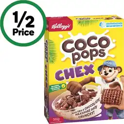Woolworths Kelloggβs Coco Pops Chex 500g offer