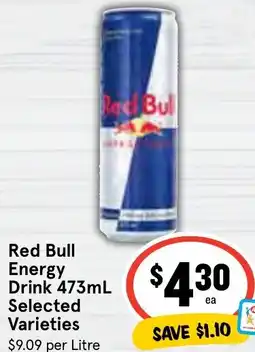 Ritchies Red Bull Energy Drink offer