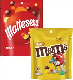 Coles Mars M&M's, Maltesers or Pods 120g-180g offer
