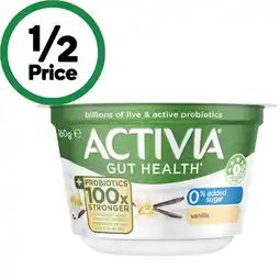Woolworths Danone Activia Probiotic Yoghurt 160g β From the Fridge offer