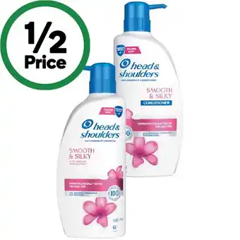 Woolworths Head & Shoulders Shampoo or Conditioner 660ml offer