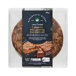 Woolworths Woolworths Caramel & Macadamia Cheesecake 700g offer