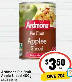 Ritchies Ardmona Pie Fruit Apple Sliced offer