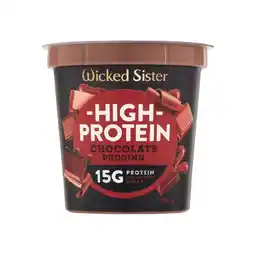 Woolworths Wicked Sister High Protein Pudding 170g offer