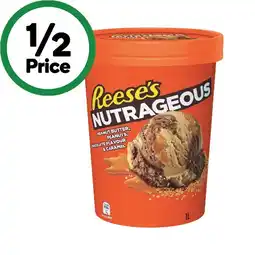Woolworths Hershey’s, Reese’s or Violet Crumble Ice Cream Varieties 1 Litre – From the Freezer offer