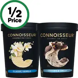 Woolworths Connoisseur Ice Cream Tub 1 Litre – From the Freezer offer