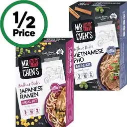 Woolworths Mr Chen’s Meal Kits 220-604g offer