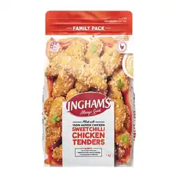 Woolworths Ingham’s Chicken Tenders, Nuggets or Buffalo Wing Dings 1 kg offer