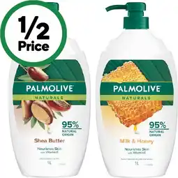 Woolworths Palmolive Naturals Shower Gel 1 Litre offer