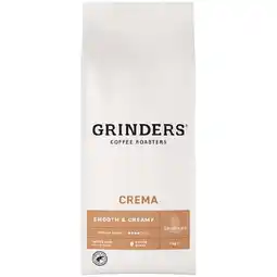 Woolworths Grinders Coffee Beans 1 kg offer