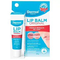 Woolworths Dermal Therapy Original Lip Balm 10g offer