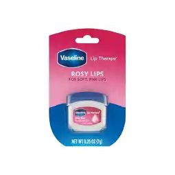 Woolworths Vaseline Lip Therapy Rosy Lips 7g offer