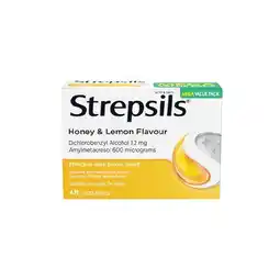 Woolworths Strepsils Soothing Sore Throat Lozenges Honey & Lemon Pk 48 offer