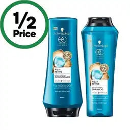 Woolworths Schwarzkopf Extra Care Shampoo or Conditioner 400ml offer