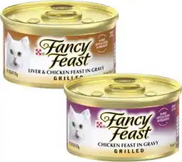 Coles Fancy Feast Classic or Creamy Delights Cat Food 85g offer