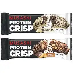 Woolworths Musashi Crisp Protein Bar 60g‡ offer