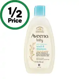Woolworths Aveeno Baby Wash & Shampoo 236ml offer