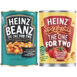 Woolworths Heinz Baked Beans or Spaghetti 300g offer