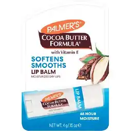 Woolworths Palmer’s Cocoa Butter Formula Ultra Moisturising Lip Balm 4g offer