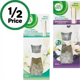 Woolworths Air Wick Essential Oils Reed Diffuser 50ml offer
