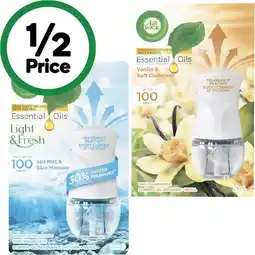 Woolworths Air Wick Essential Oils Plug-In Diffuser 19-21ml offer