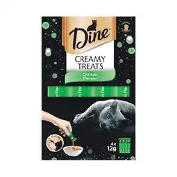 Woolworths Dine Creamy Treats Cat Treats Pk 4 x 12g offer
