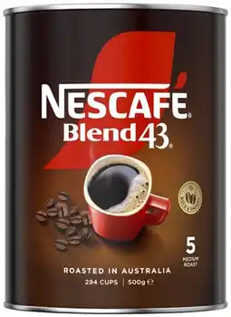 Coles Nescafé Blend 43 500g offer