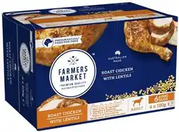 Coles Farmers Market Dog Food 6x100g offer