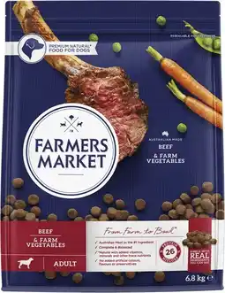Coles Farmers Market Dry Dog Food 6.8kg offer