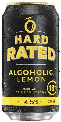 Coles Hard Rated Cans 10x375mL offer