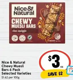 Nice & Natural Chewy Muesli Bars