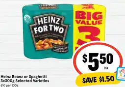 Ritchies Heinz Beanz or Spaghetti offer