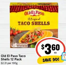 Ritchies Old El Paso Taco Shells offer