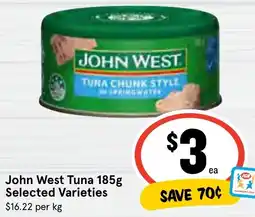 Ritchies John West Tuna offer