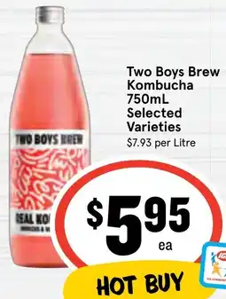 Ritchies Two Boys Brew Kombucha offer