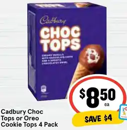 Ritchies Cadbury Choc Tops or Oreo Cookie Tops offer