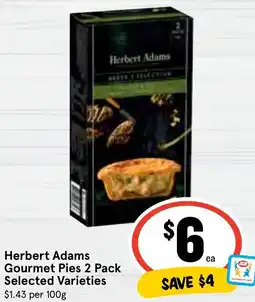Ritchies Herbert Adams Gourmet Pies offer