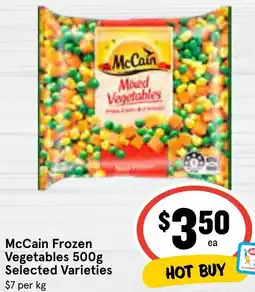 Ritchies McCain Frozen Vegetables offer