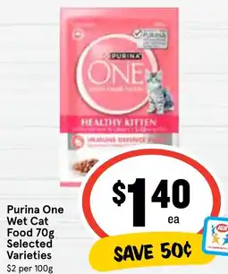 Ritchies Purina One Wet Cat Food offer