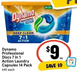 Ritchies Dynamo Professional Discs 7 in 1 Action Laundry Capsules offer