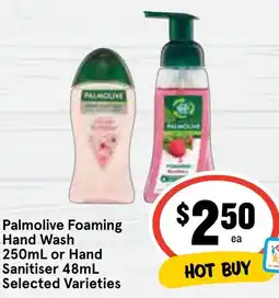 Ritchies Palmolive Foaming Hand Wash or Hand Sanitiser offer