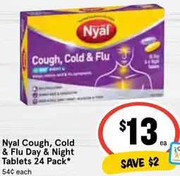 Ritchies Nyal Cough, Cold 1 & Flu Day & Night Tablets offer