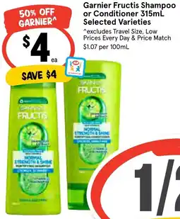 Ritchies Garnier Fructis Shampoo or Conditioner offer