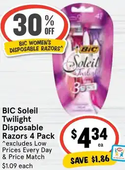 Ritchies BIC Soleil Twilight Disposable Razors offer