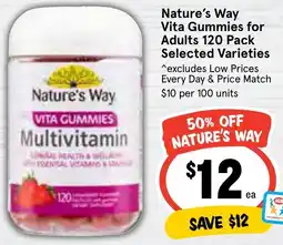 Ritchies Nature's Way Vita Gummies for Adults offer