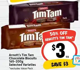 Ritchies Arnott's Tim Tam Chocolate Biscuits offer
